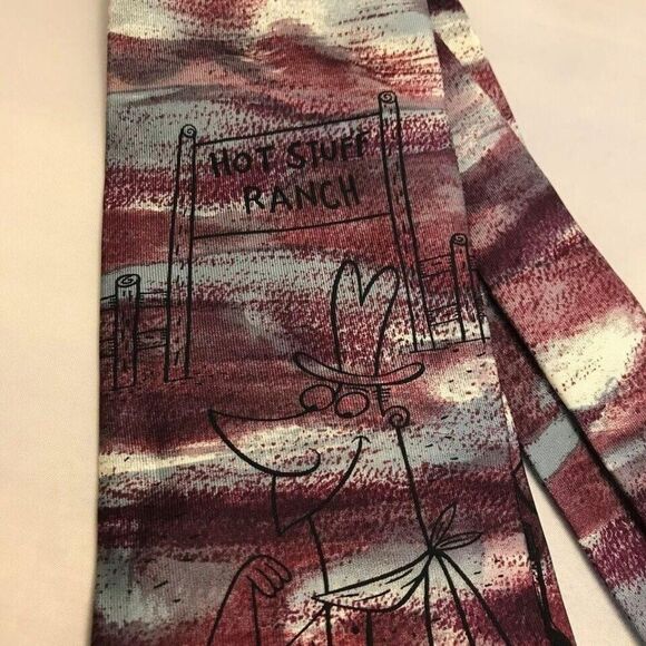 #1224 VTG TABASCO BOTTLES MEN'S SILK NECKTIE NWT 58 IN x 4 IN - Picture 4 of 5